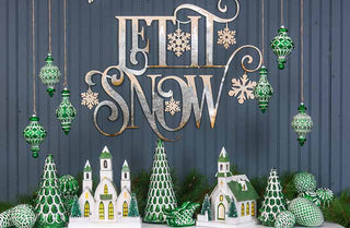 Galvanized Metal Let It Snow Sign  Pick Your Style
