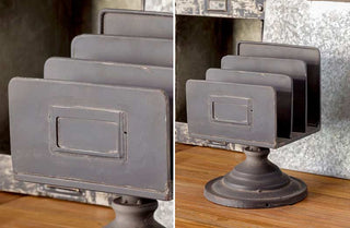 Distressed Business Card Stand