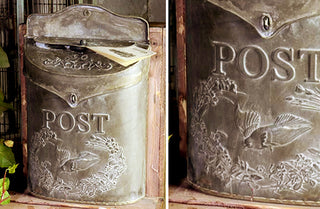 Vintage Metal Post Box