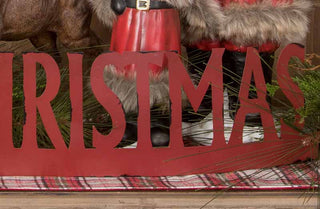 Rustic "Merry Christmas" Table Sign