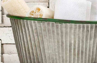 Galvanized Metal Garden Hose Tub