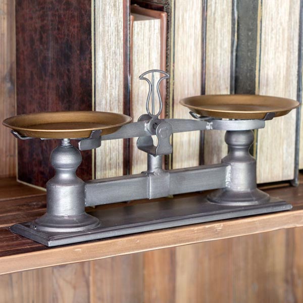 Table Scale Decor Decorative Office Scale - Decor Steals