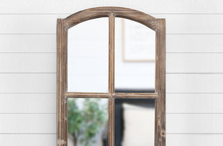 *HUGE* Rustic Farmhouse Window Pane Mirror