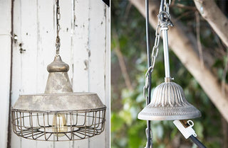 Industrial Caged Pendant Lamp