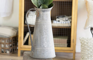Galvanized Metal Decorative Watering Can