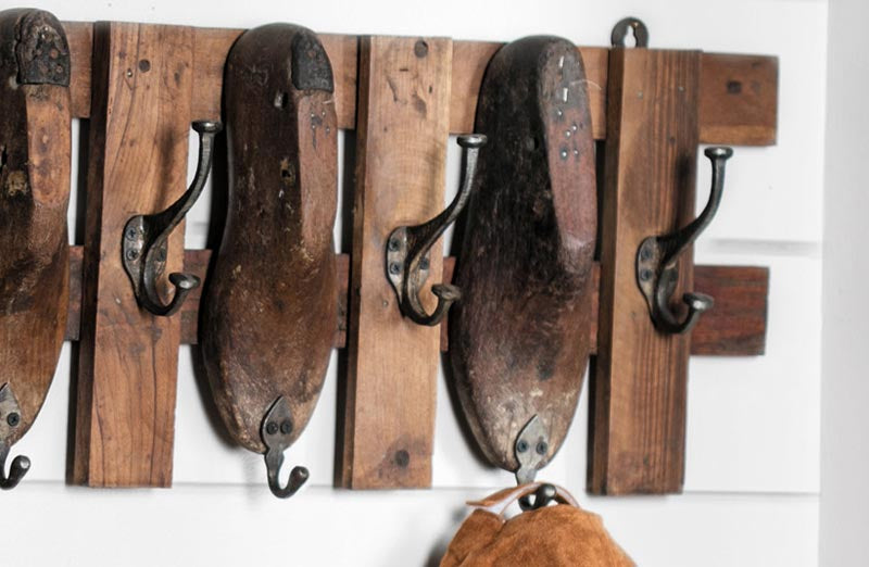 Antique Carpenter's Wall Rack | Rustic Farmhouse - Decor Steals