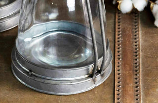 Vintage Inspired Glass Lantern
