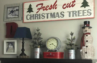 HUGE "Fresh Cut Christmas Trees" Sign