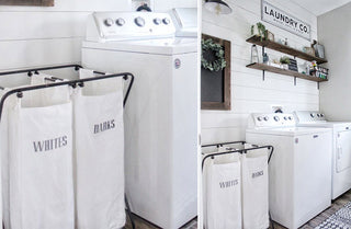 Lights and Darks Double Bag Laundry Cart