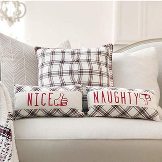 Naughty or Nice Pillow Set