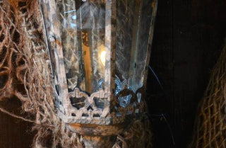 Distressed Ornate Hanging Lantern