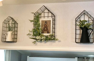 Wire House Shelves  Set of 4