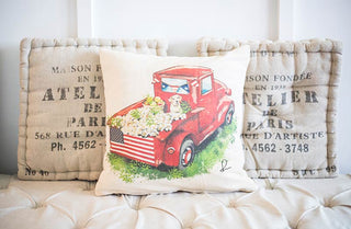 Summer Farmhouse Double-Sided Pillow Cover