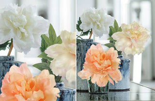 Lifelike Peony Bouquet  Set of 3 Stems