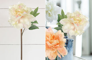 Lifelike Peony Bouquet  Set of 3 Stems