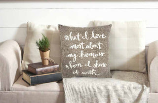 ?What I Love? Throw Pillow
