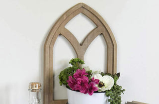 Cathedral Window Pane Wall Planter