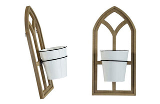 Cathedral Window Pane Wall Planter
