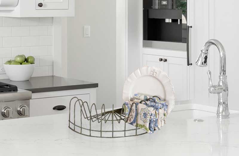 Half Round Plate Display Rack - Metal Dish Racks - Decor Steals