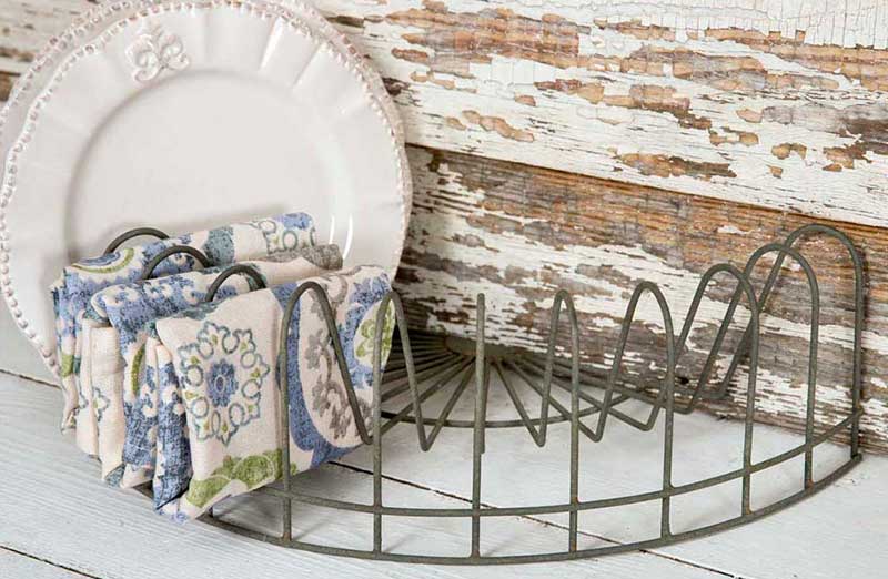 Half Round Plate Display Rack - Metal Dish Racks - Decor Steals