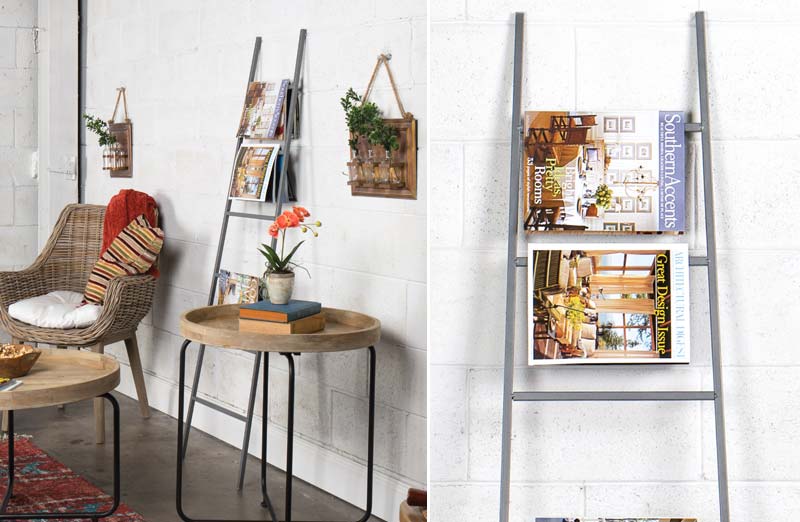 Industrial Ladder Wall Display - Decor Steals