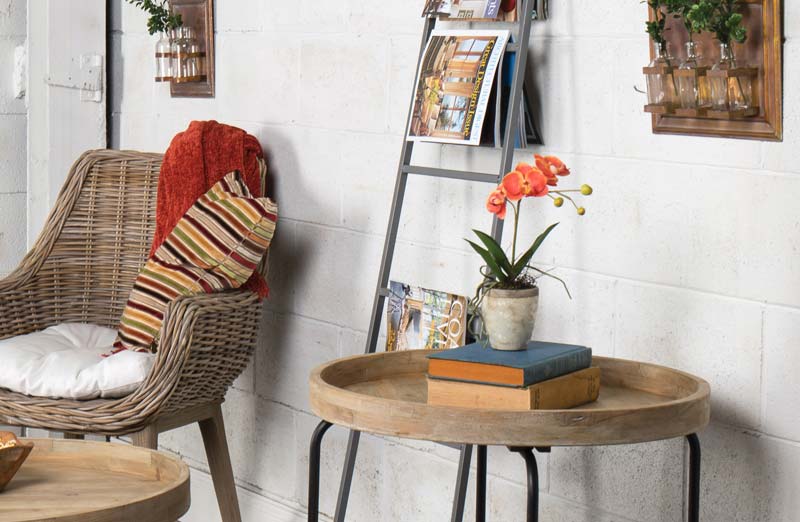 Industrial Ladder Wall Display - Decor Steals