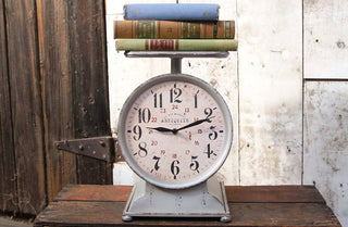 Vintage Grocery Scale Clock