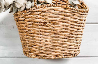 Woven Hyacinth Storage Basket