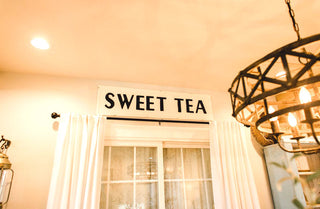 *HUUUGE* Embossed Metal Sweet Tea Sign