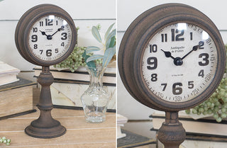 Modern Meets Vintage Table Clock