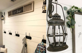 Hanging Rustic Lantern Wall Sconce