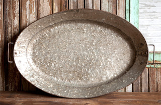 Oval Tinwork Platter