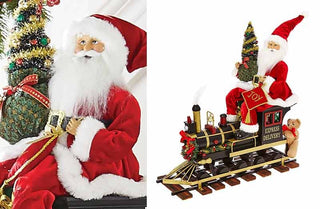HUGE Express Delivery Train with Santa