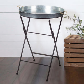 Fold-able Oval Serving Table