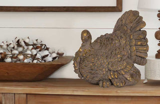 Antiqued Sitting Turkey