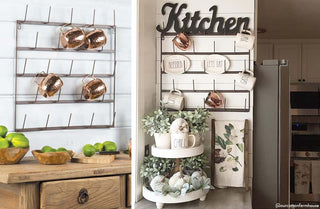 Wall Mounted Mug Rack