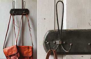 Distressed Vintage Inspired Double Hanger