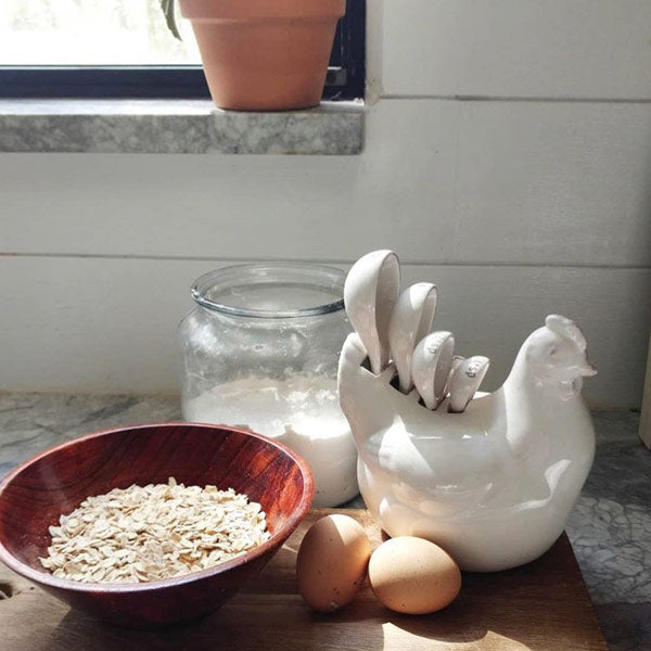 Ceramic chicken measuring cup with wooden handle - Measuring Cups & Spoons, Facebook Marketplace