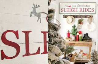 Old Fashioned Sleigh Rides Sign