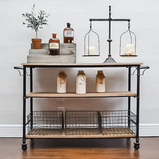 Factory Cart Console Table