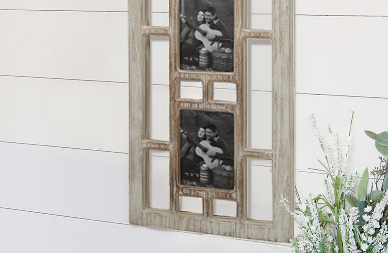 Large Wooden Cathedral Picture Frame | Family Farmhouse - Decor Steals