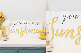 You Are My Sunshine Wooden Sign Decor