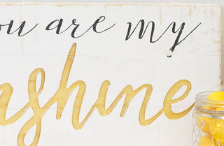 You Are My Sunshine Wooden Sign Decor