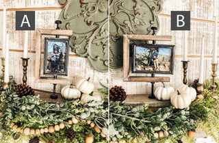 Rustic Wooden Photo Frame, Pick Your Style