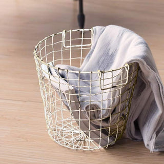 Distressed Wire Storage Basket