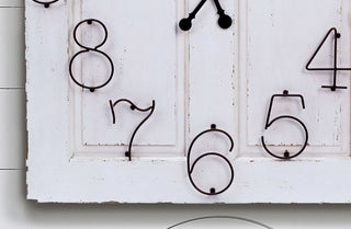 Wooden Door Panel Inspired Clock