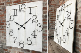 Wooden Door Panel Inspired Clock