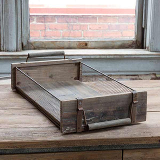 Distressed Wooden Beverage Tray
