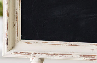 Chippy White Framed Standing Chalkboard