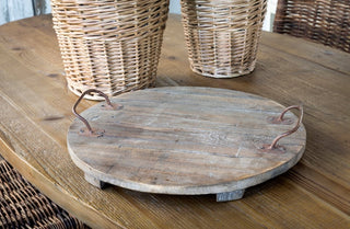 Wooden Footed Cellar Tray